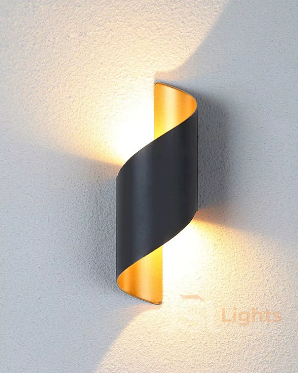 10W LX UP Down 899 Black Outdoor Wall Decorative Lights Weather Proof Wall Lamp Lights