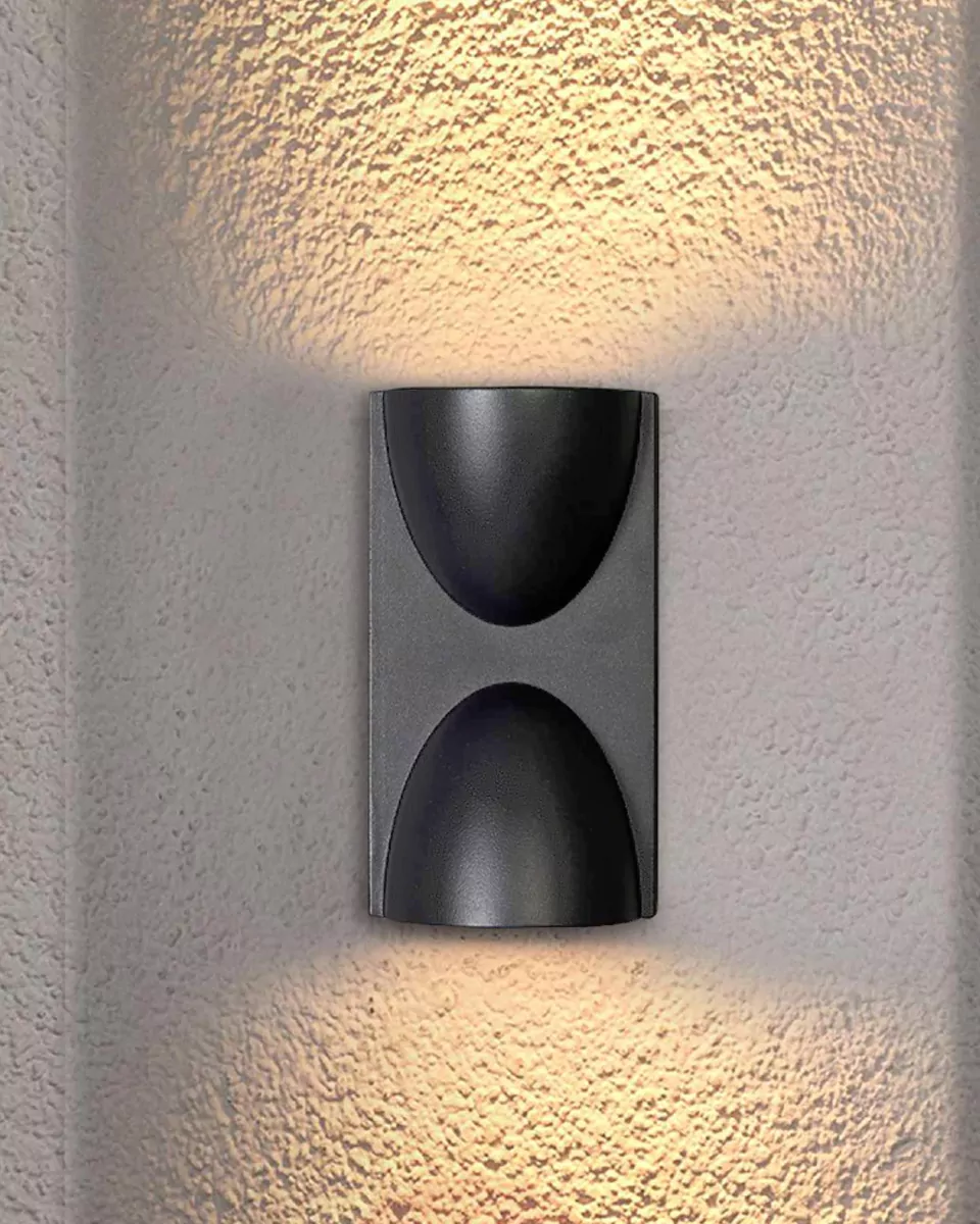 10W LX Black Outdoor Down Wall Decorative Light 159 Weather Proof K Wall Lamp Lights