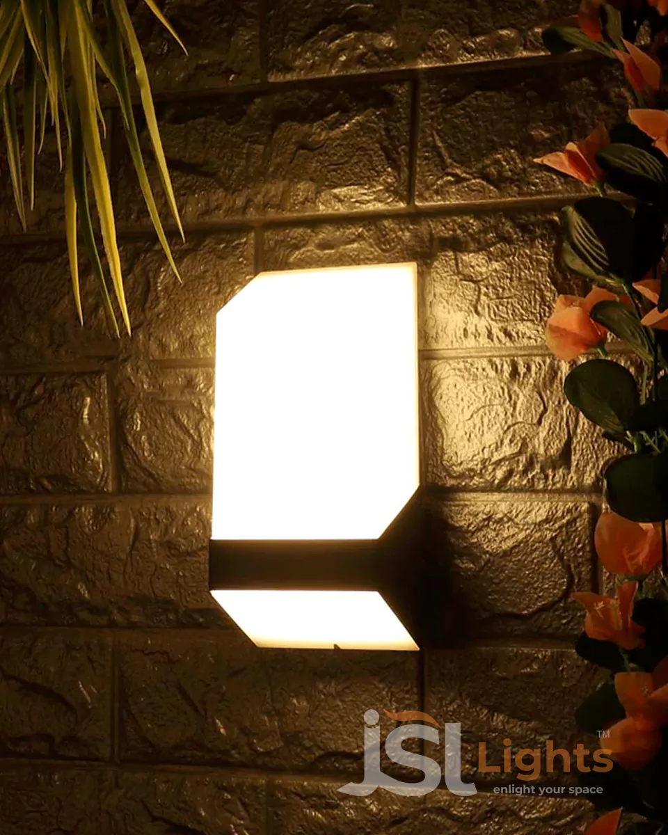 12W LX Black Outdoor Bulkhead Wall Decorative Light 379 Weather Proof Wall Lamp Lights