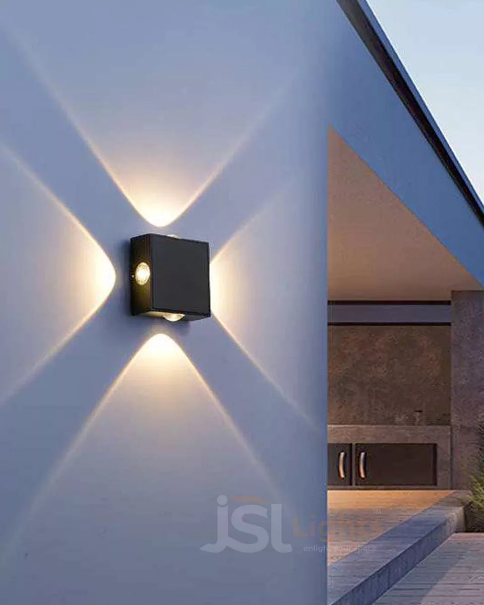 12W LX 2004 4 Way Outdoor Wall Decorative Light Weather Proof Wall Washer IP54