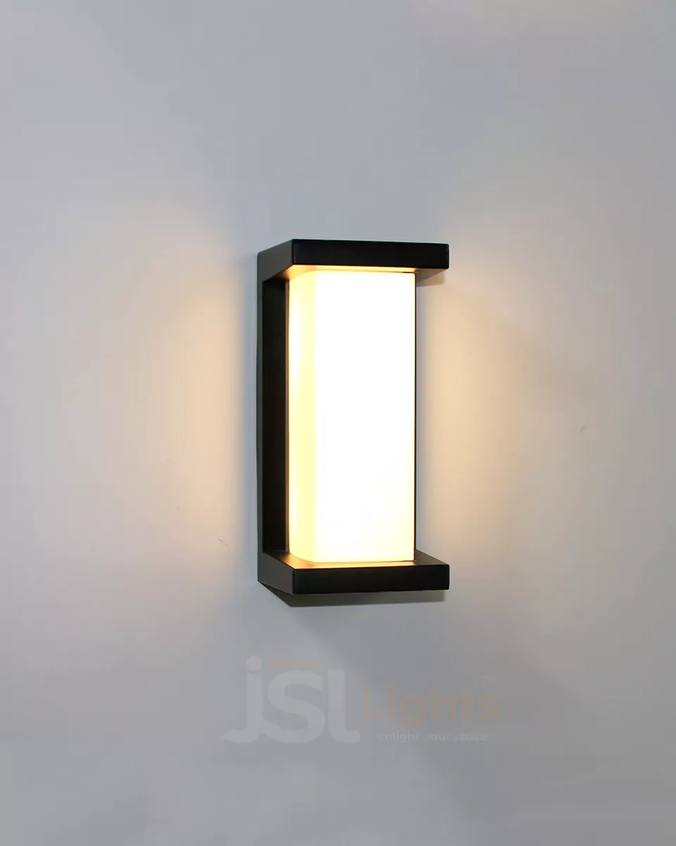 12W LX Black Outdoor Bulkhead Wall Decorative Light 409 Weather Proof Wall Lamp Lights