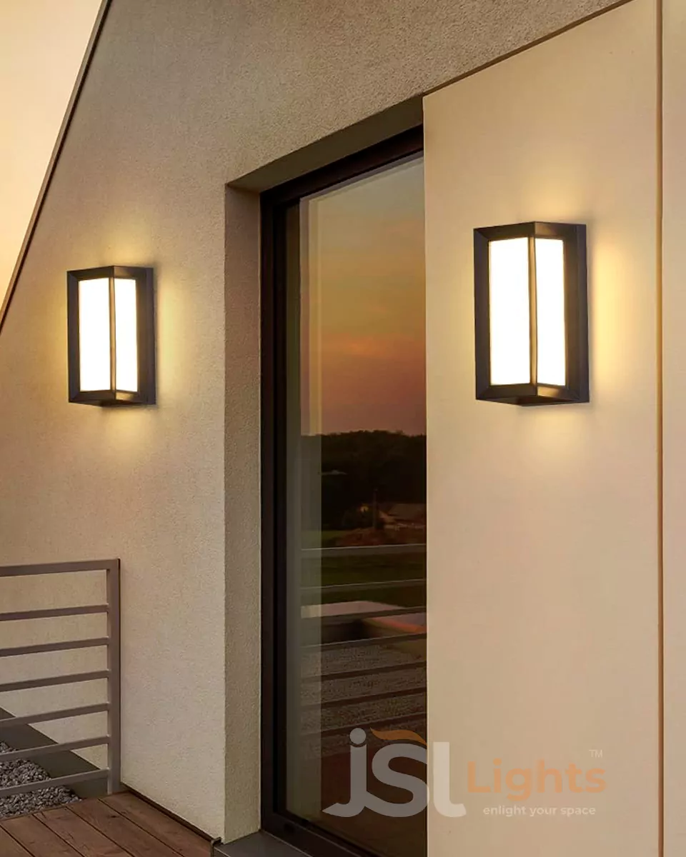 12W LX Black Outdoor Bulkhead Wall Decorative Light 509 Weather Proof Wall Lamp Lights