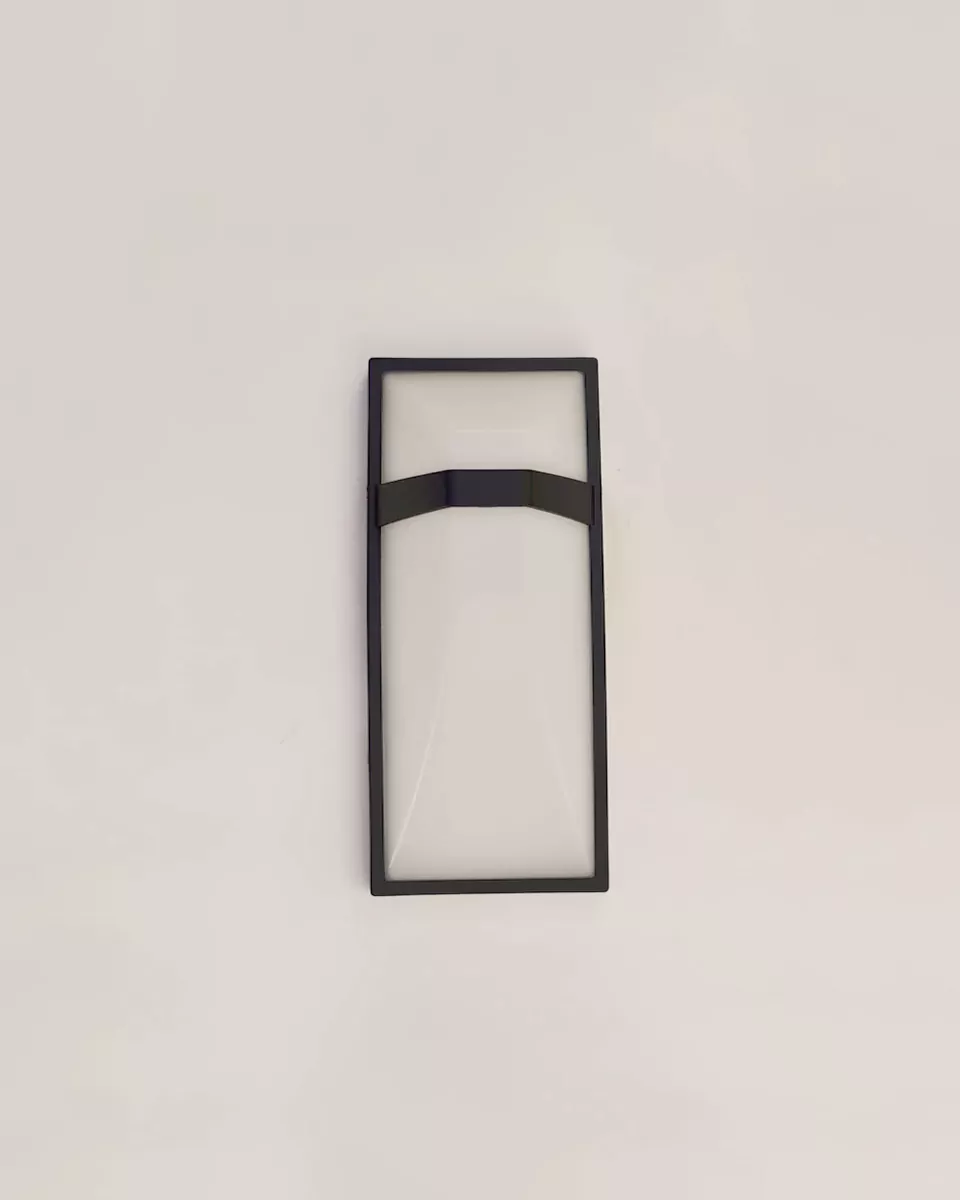 12W LX Black Outdoor Bulkhead Wall Decorative Light 759 Weather Proof Wall Lamp Lights