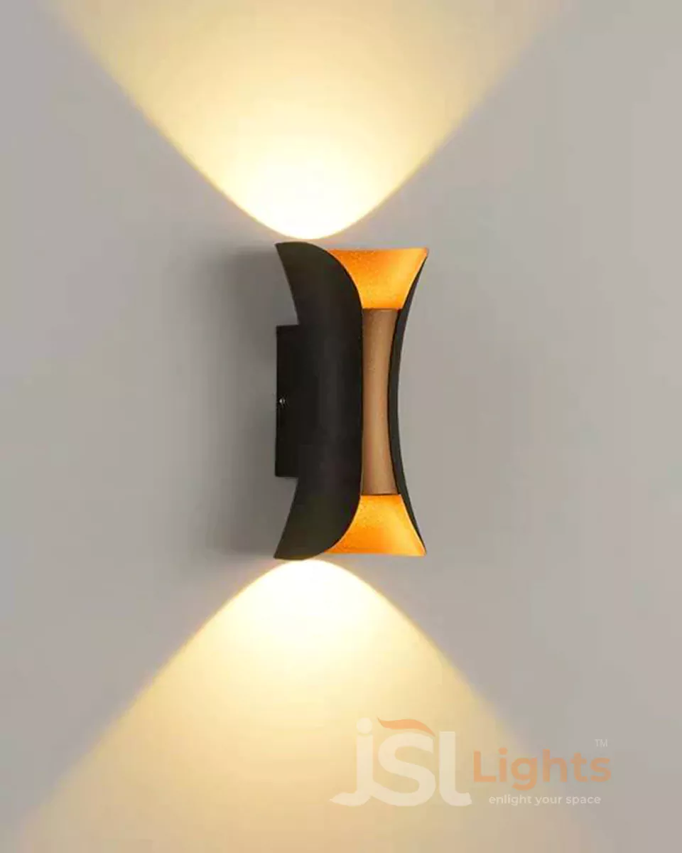 18W LX Black Golden UP Down Outdoor Wall Decorative Lights 099 Weather Proof Wall Lamp Lights