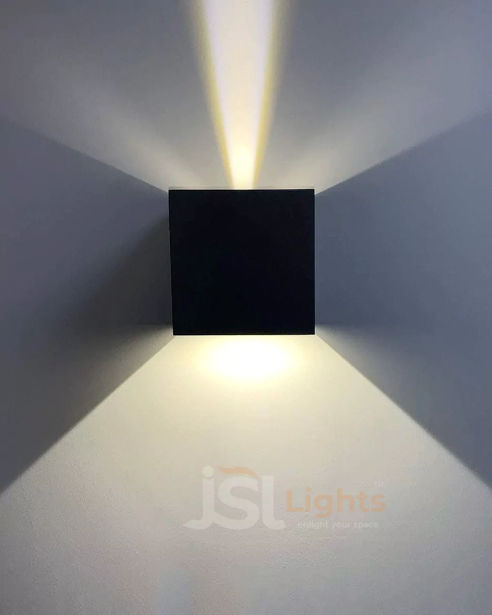 6W LX Adjustable Black Outdoor UP Down Wall Decorative Light 5910 Weather Proof Wall Lamp Lights