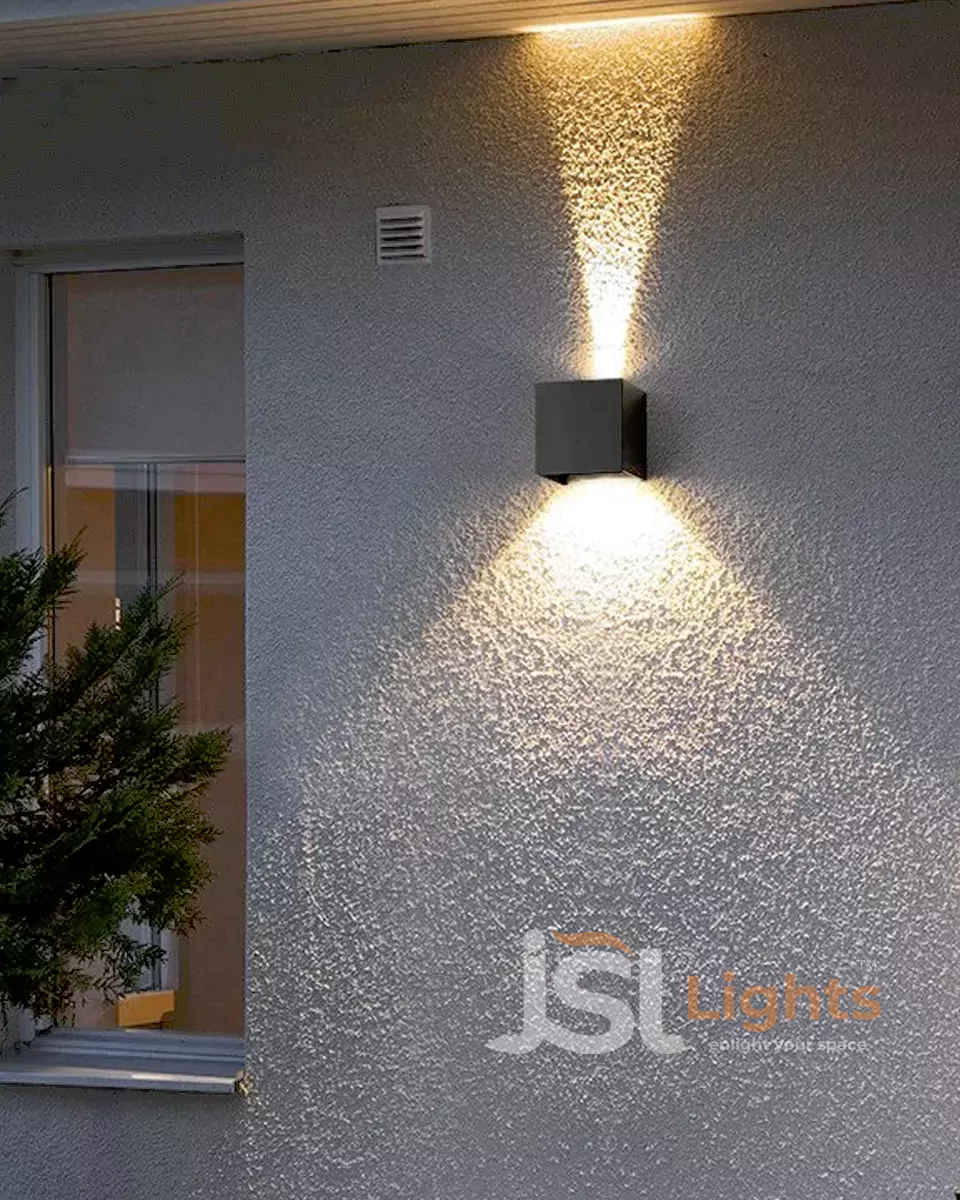 6W LX Adjustable Black Outdoor UP Down Wall Decorative Light 5910 Weather Proof Wall Lamp Lights