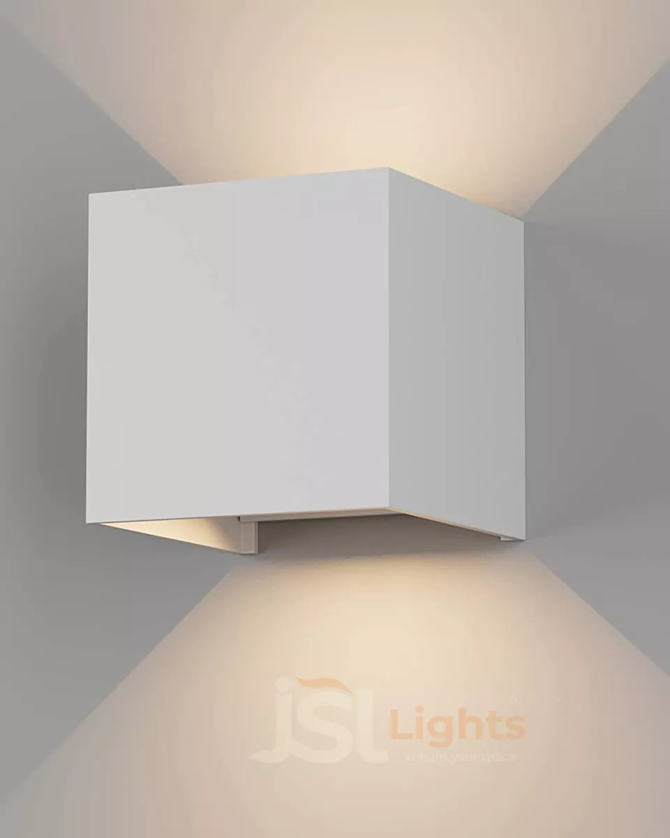 6W LX Adjustable White Outdoor UP Down Wall Decorative Light 5910 Weather Proof Wall Lamp Lights