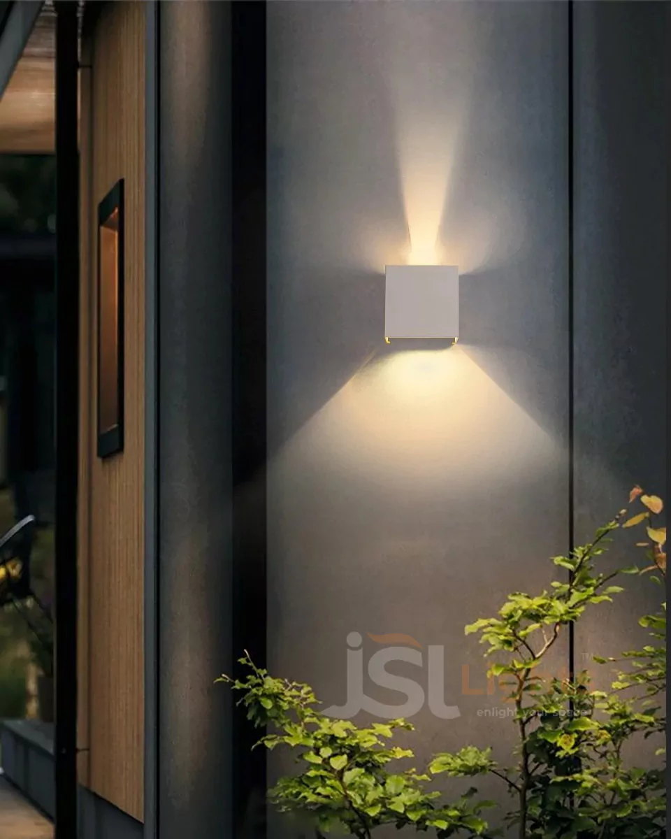 6W LX Adjustable White Outdoor UP Down Wall Decorative Light 5910 Weather Proof Wall Lamp Lights