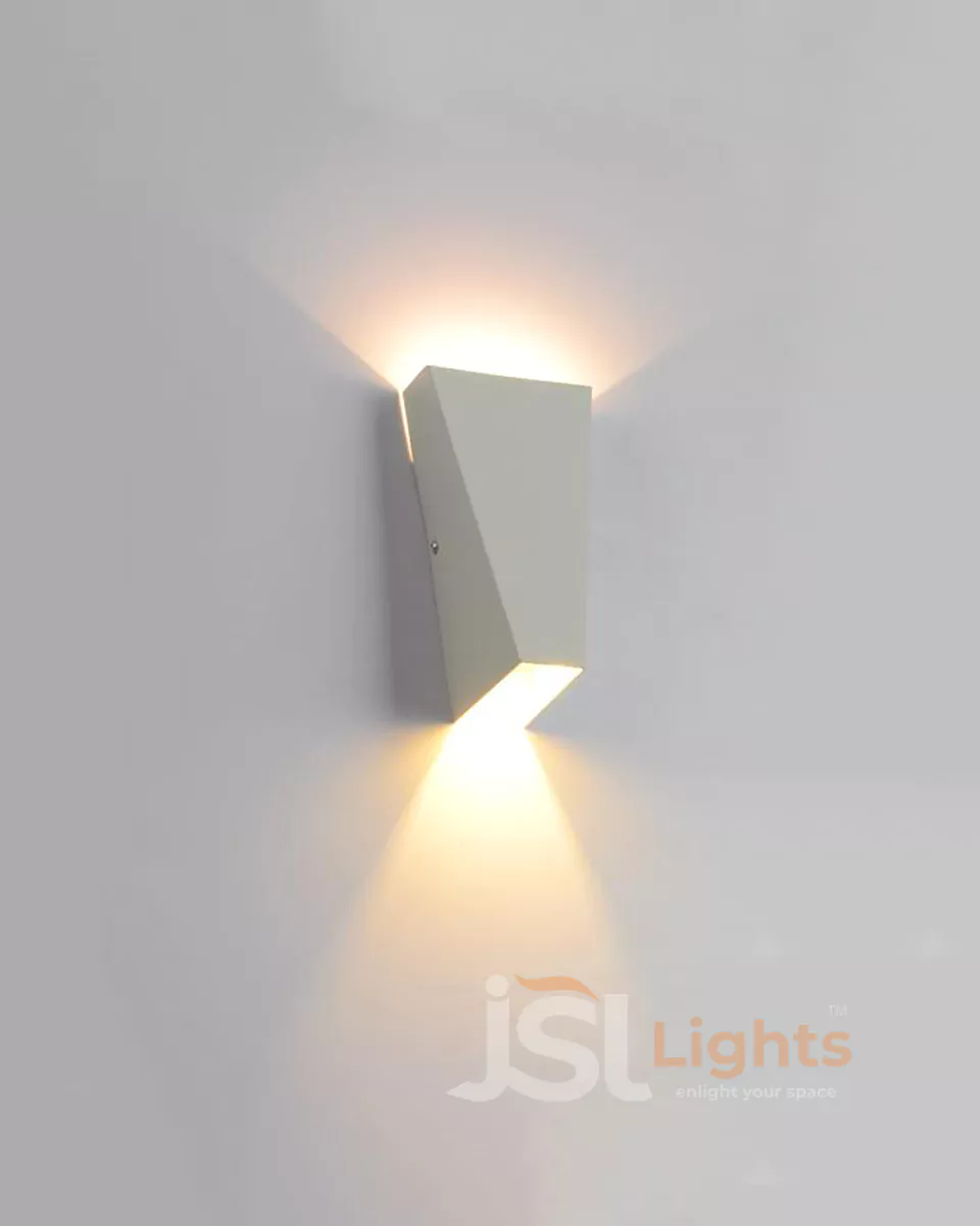6W LX White UP Down Outdoor Wall Decorative Lights 152 Weather Proof Wall Washer