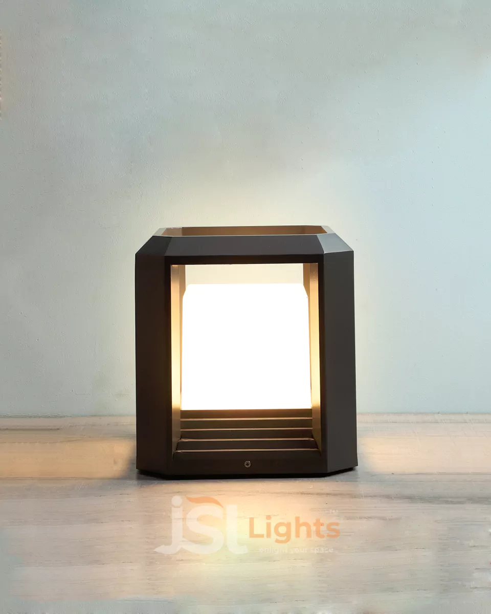 7" Gate Light Outdoor Pillar Post Light with E27 Holder (7788)