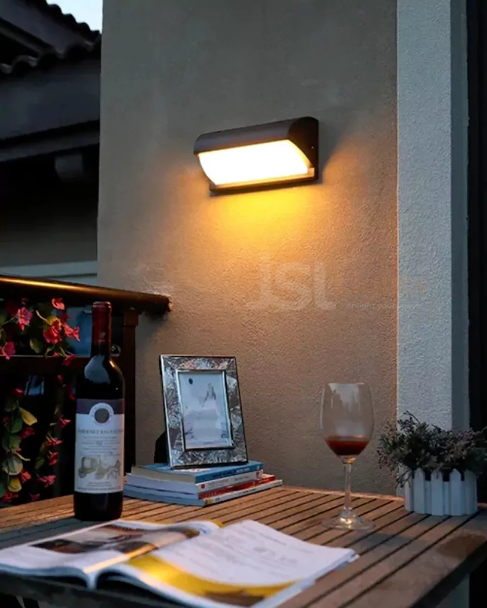 12W LX Black Outdoor Bulkhead Wall Decorative Light 709 Weather Proof Wall Lamp Lights
