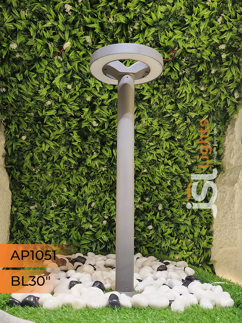 AP 1051 Outdoor Garden Bollard Light 30 Inches Bollard Pathway Light with 12W LED Light