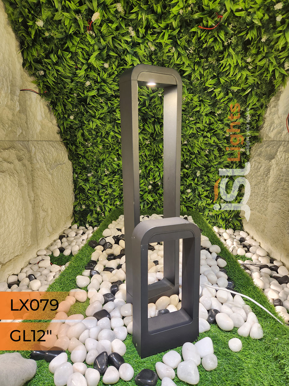 LX 079 Outdoor Garden Gate Light 12" Waterproof Pathway Light with 12w LED