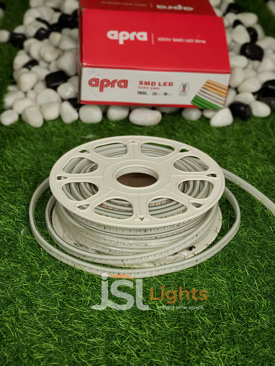 120 LED Tiranga Street Pole Light 2835 SMD Tiranga Rope Light 18 Meter Roll IP65 Indian Flag Light