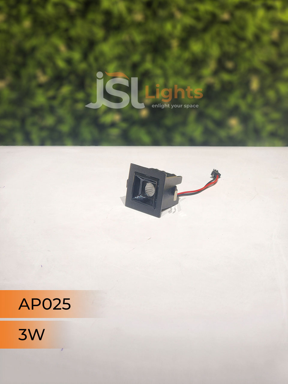 3W Black Linear Architectural Light Ceiling Spotlight with Driver (AP025)