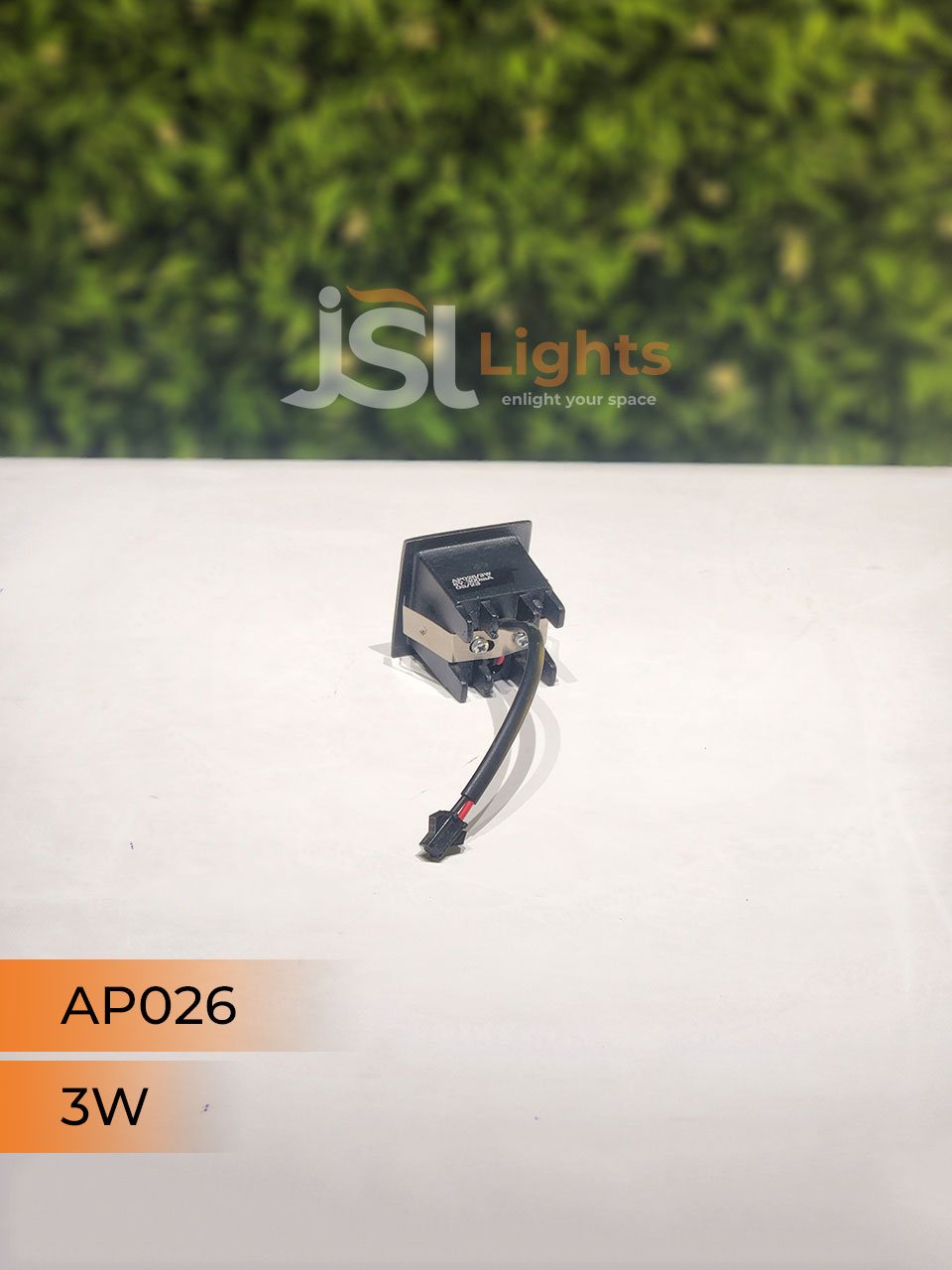 3W Black Linear Architectural Light Ceiling Spotlight with Rosegold Reflector and Driver (AP026)