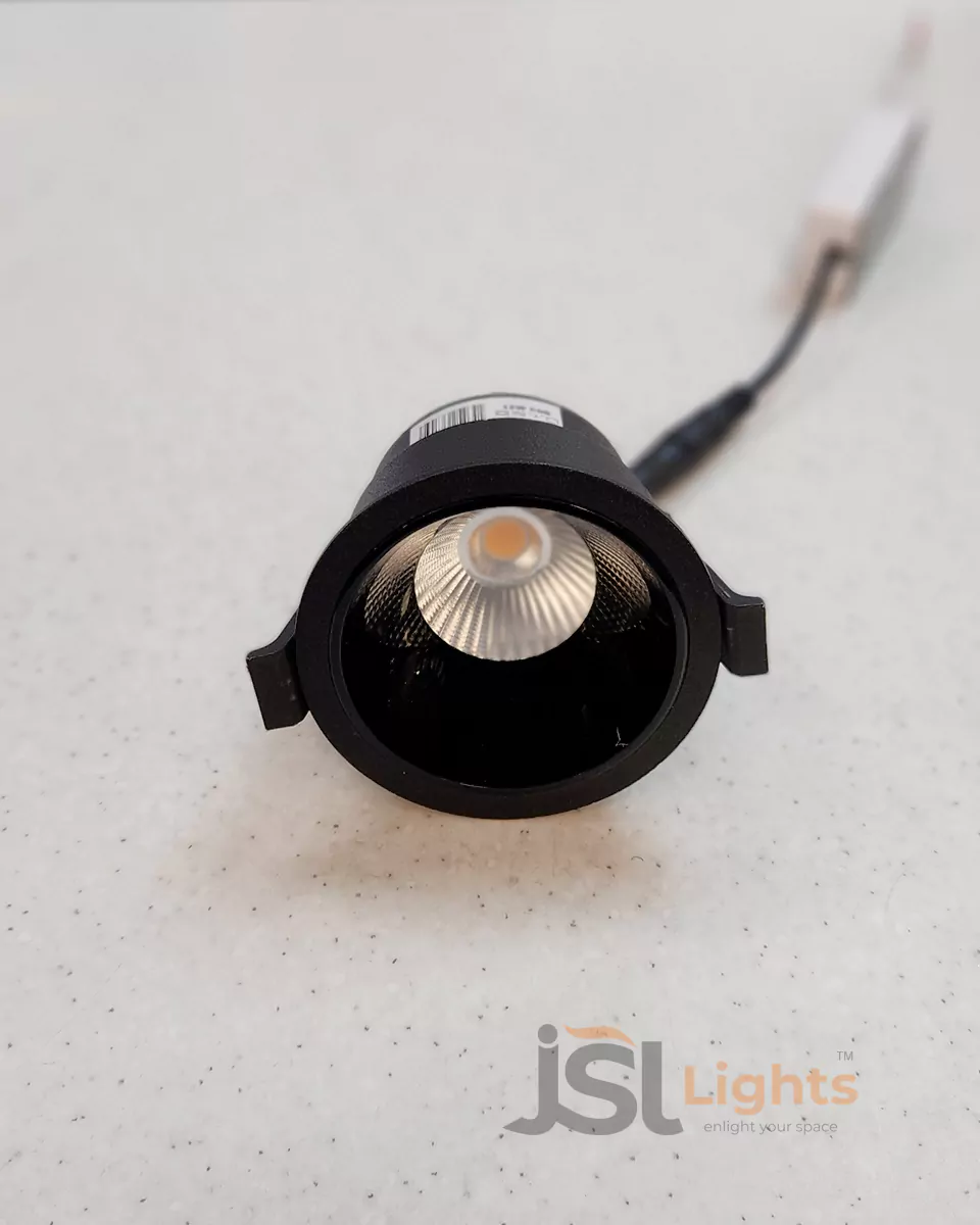 12W Apra Black Recessed COB Downlight 1032 for Home Ceiling LED Spotlight with Driver