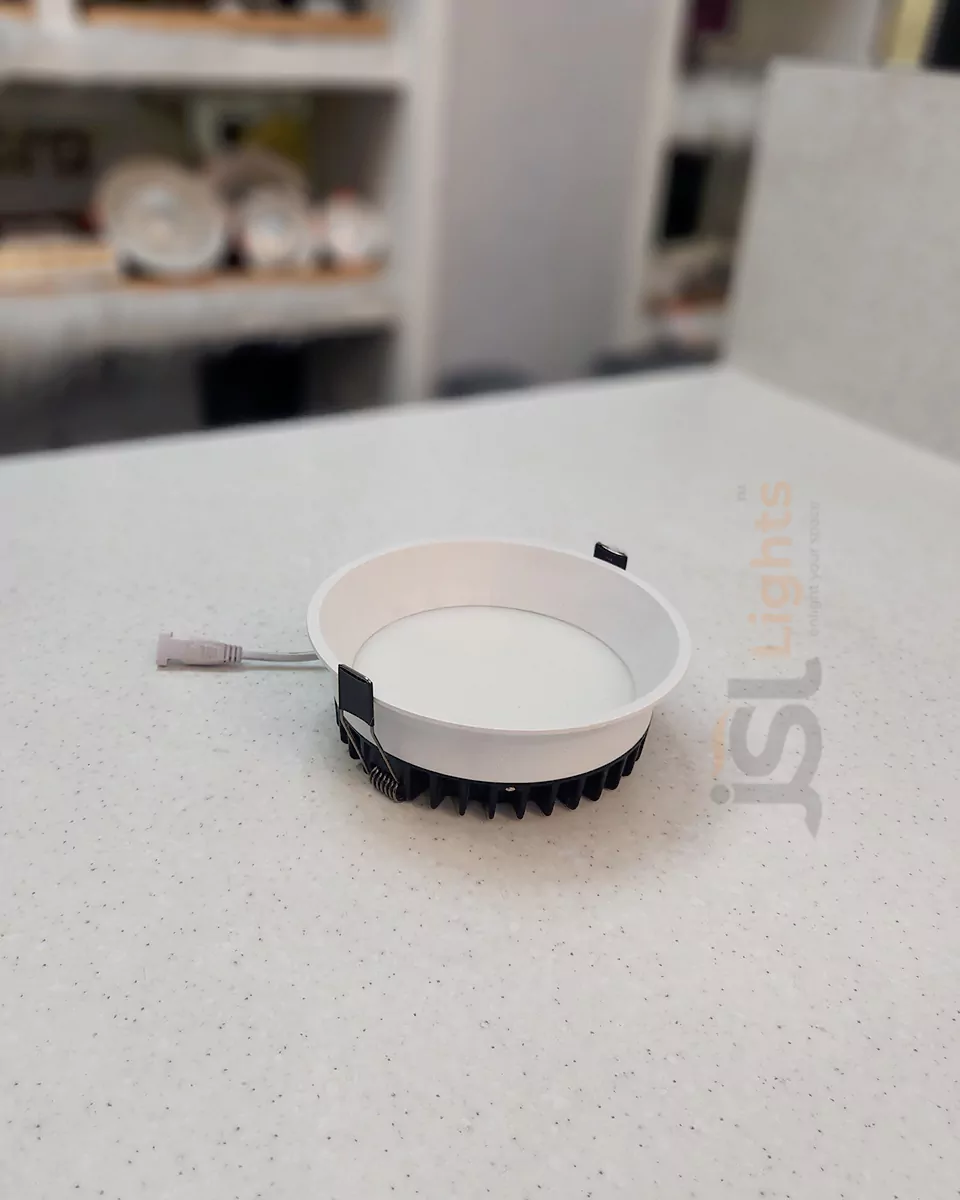 12W Apra White Deep Recessed SMD Downlight 1004 for Home Ceiling Deep Recessed LED Downlight