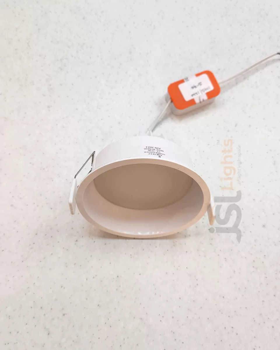 12W Apra White PVC Body Deep Recessed SMD Downlight 1005 for Home Ceiling Recessed Downlight