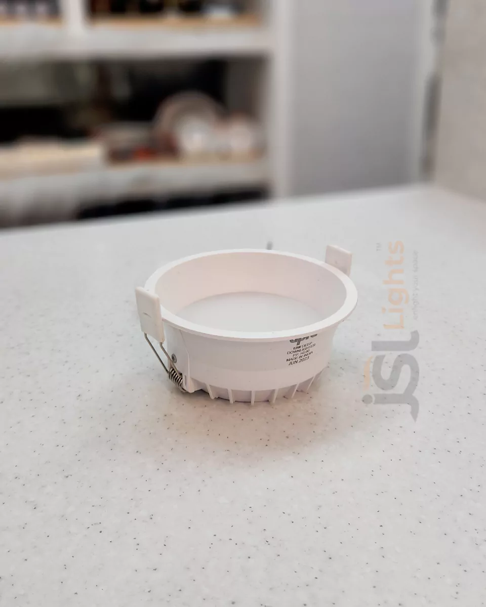 12W Apra White PVC Body Deep Recessed SMD Downlight 1005 for Home Ceiling Recessed Downlight