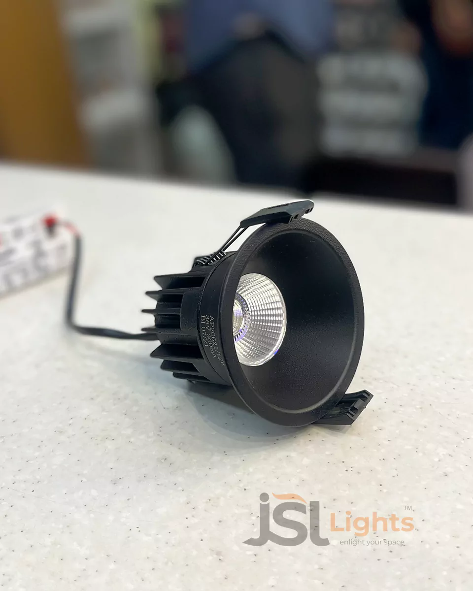 12W Black Body Deep Recessed Tunable COB Downlight for Ceiling 20621 Color Changing Spotlight Apra