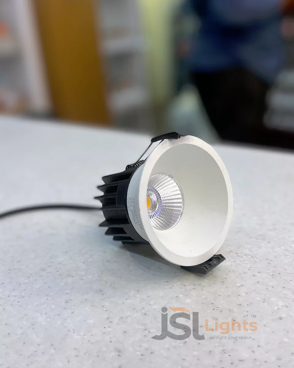 12W White Body Deep Recessed Tunable COB Downlight for Ceiling 20621 Color Changing Spotlight Apra