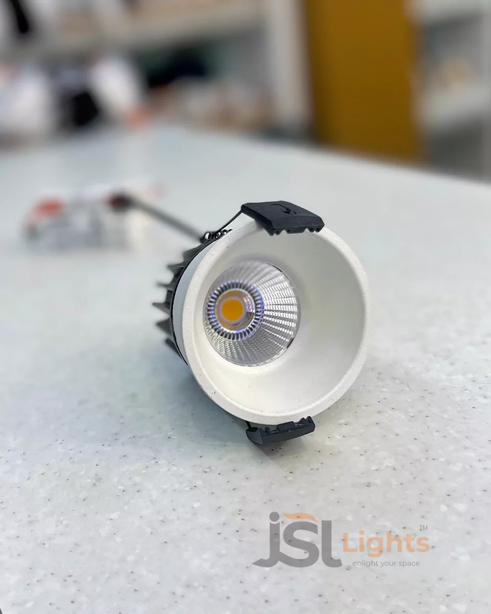 12W White Deep Recessed Tunable COB Downlight 20721 Color Changing Ceiling Spotlight