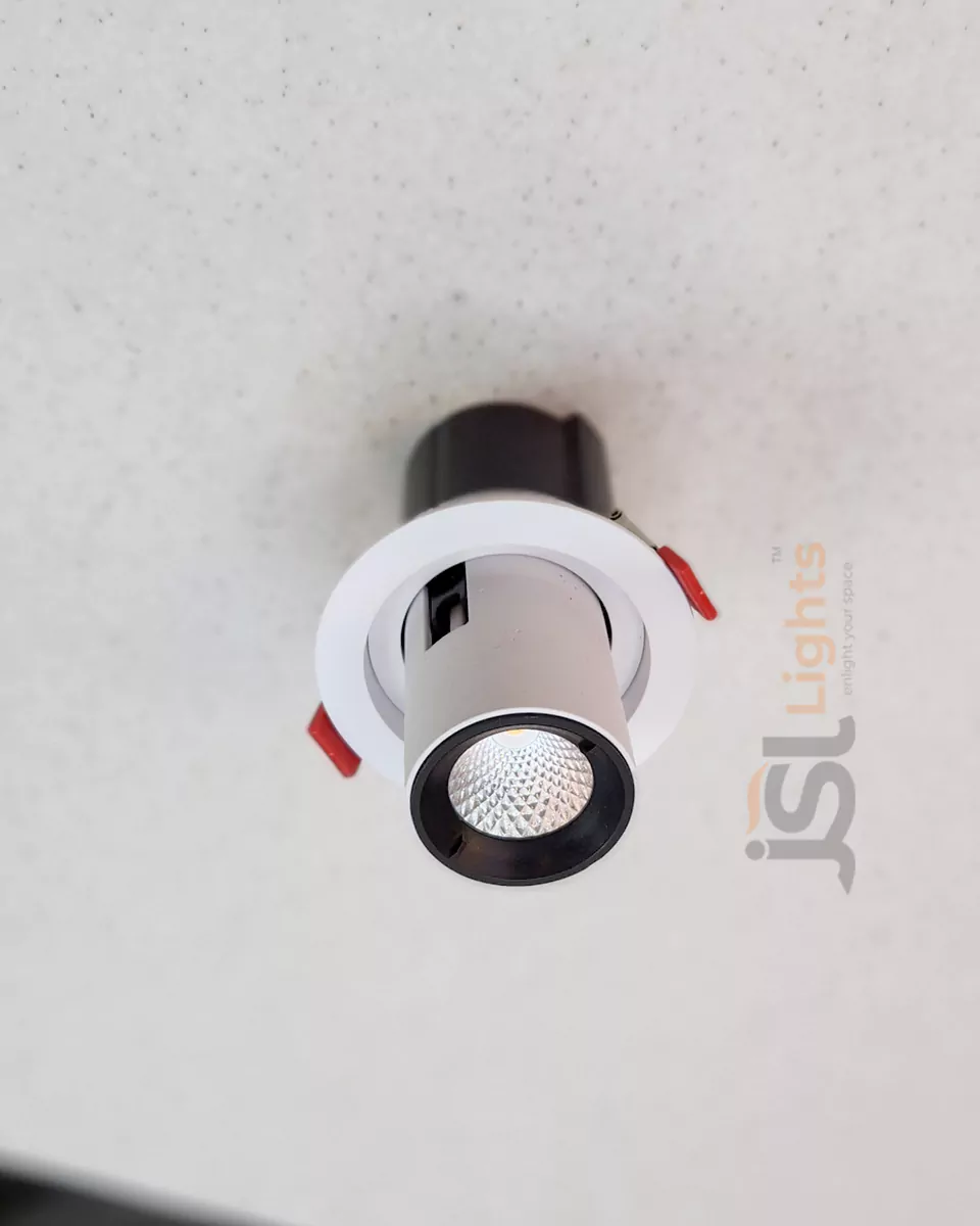 15W White Deep Recessed Wall Mounted COB Pop Up Downlight 8108 Ceiling 360 Degree Adjustable Spotlight