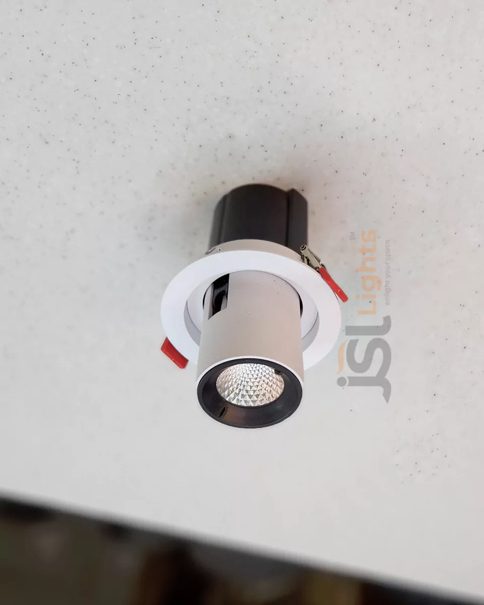 15W White Deep Recessed Wall Mounted COB Pop Up Downlight 8108 Ceiling 360 Degree Adjustable Spotlight
