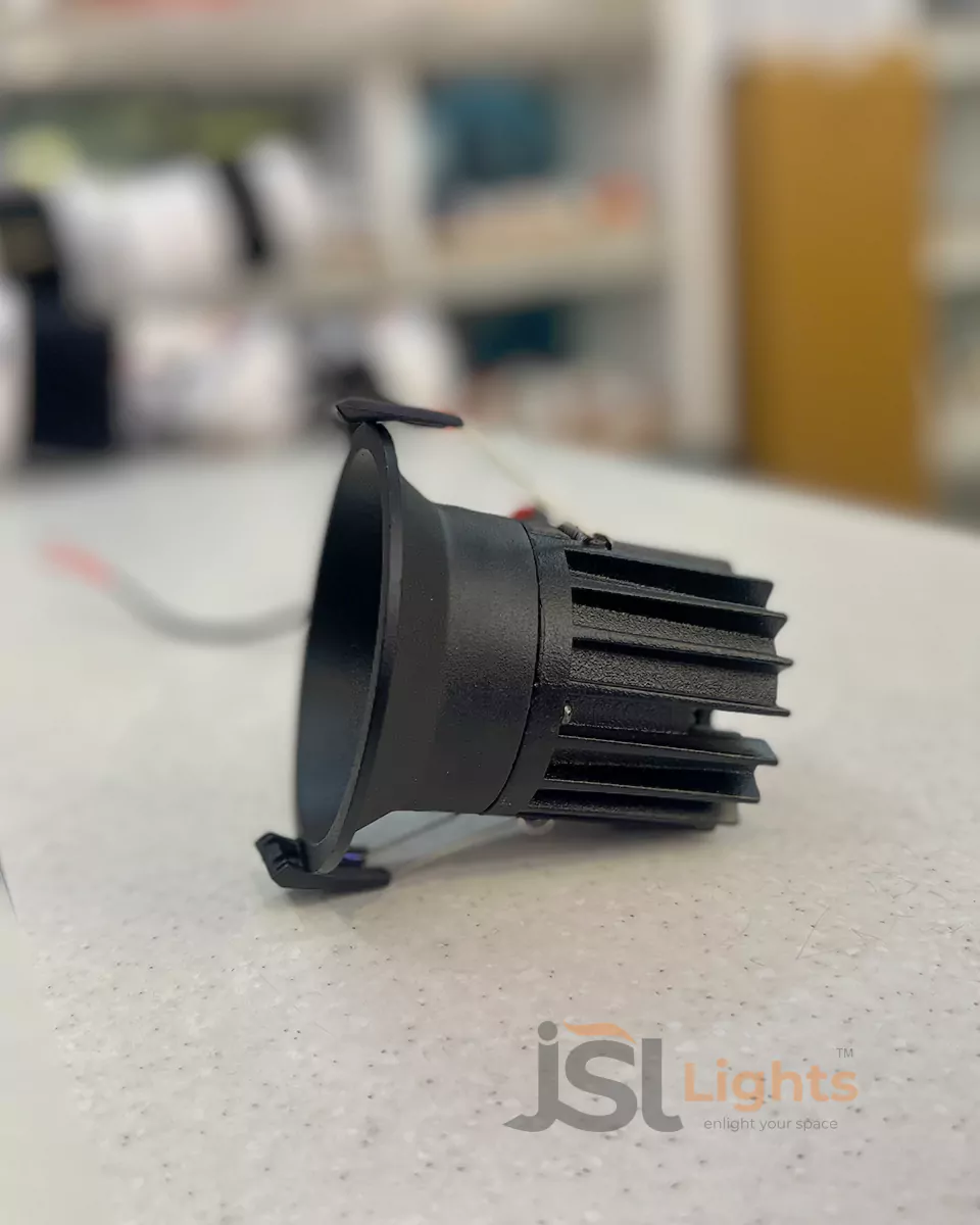 12W Black Body Deep Recessed Tunable COB Downlight for Ceiling 20621 Color Changing Spotlight Apra