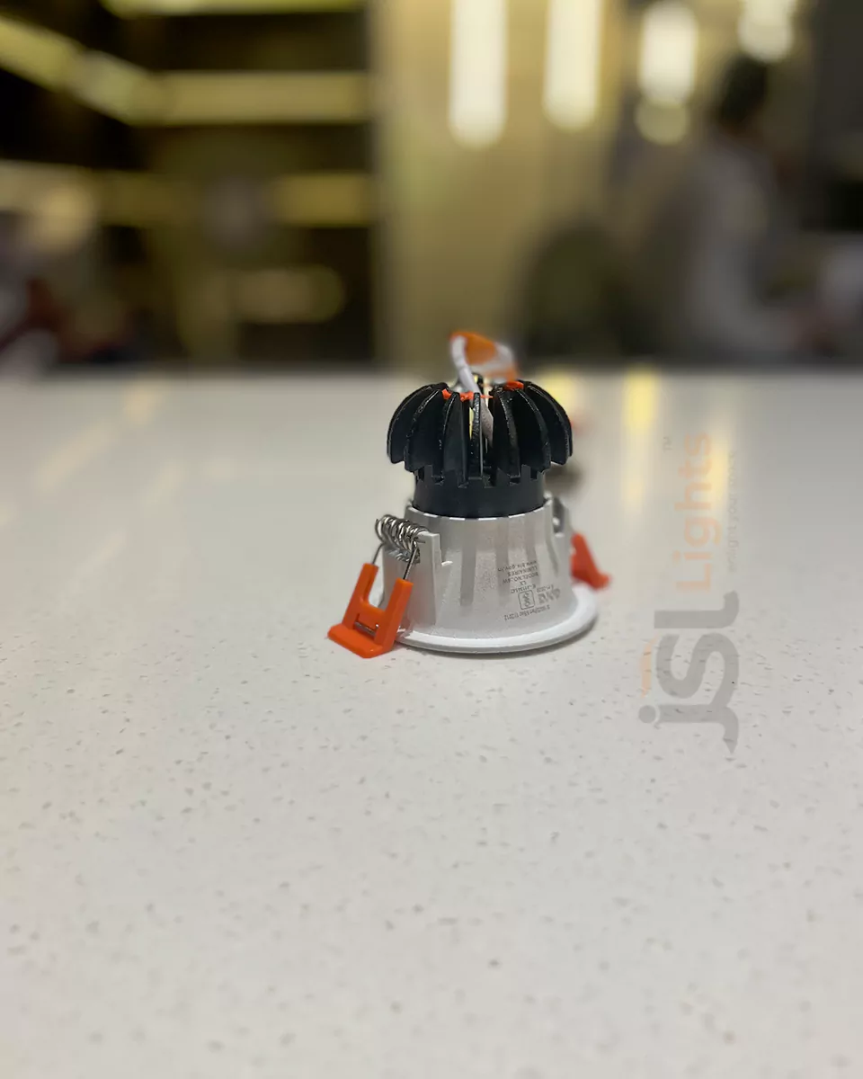 5W LX White Deep Recessed COB Downlight 465 with RoseGold Reflector Ceiling Spotlight and Driver
