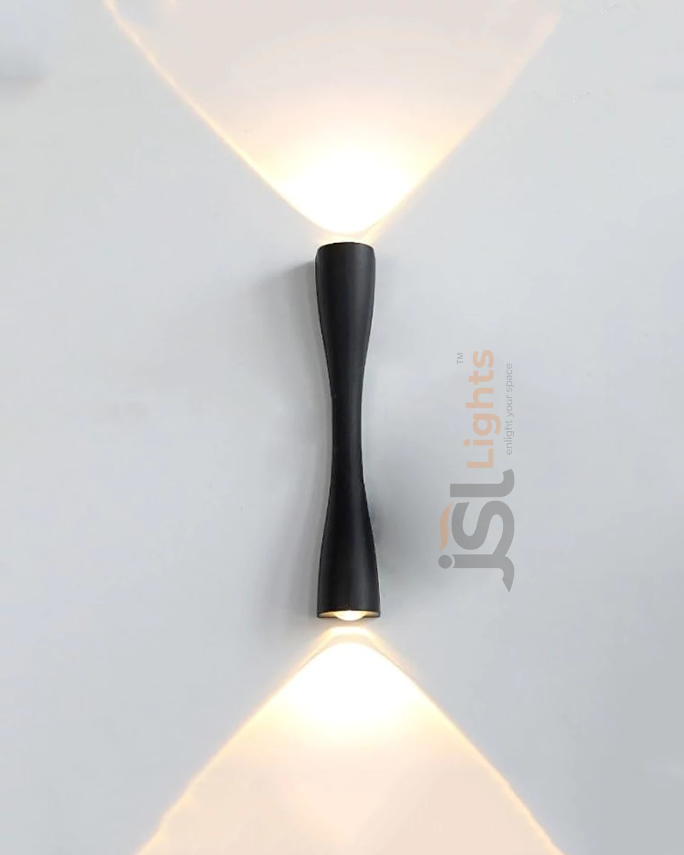 6W LX 419 Black UP Down Outdoor Wall Decorative Lights Weather Proof Wall Washer IP54