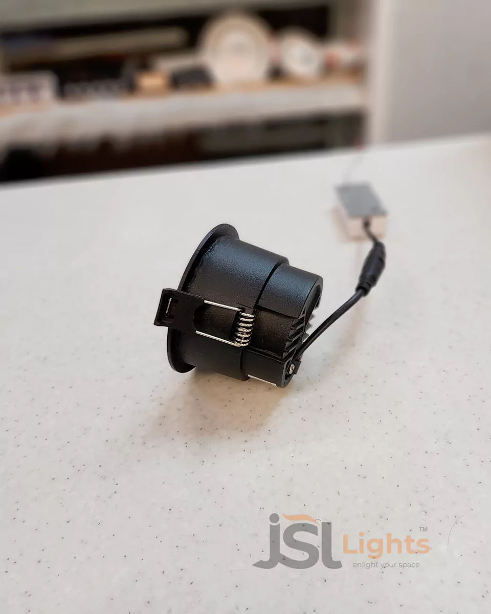 7W Apra Black Recessed COB Downlight 1032 for Home Ceiling LED Spotlight with Driver