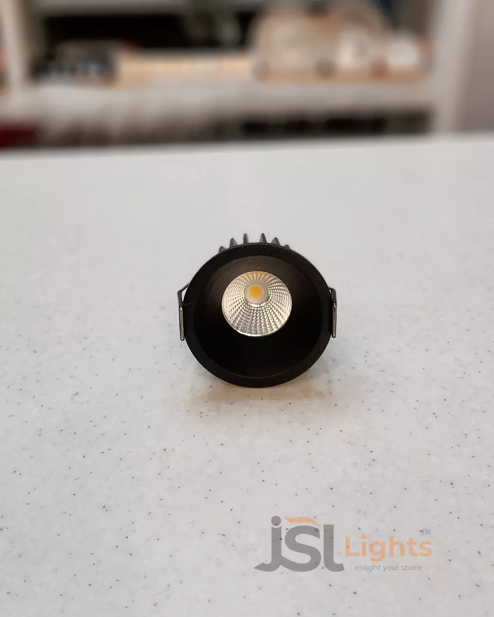 7W Black Deep Recessed COB Downlight Spotlight 2015 for Home Ceiling with Driver