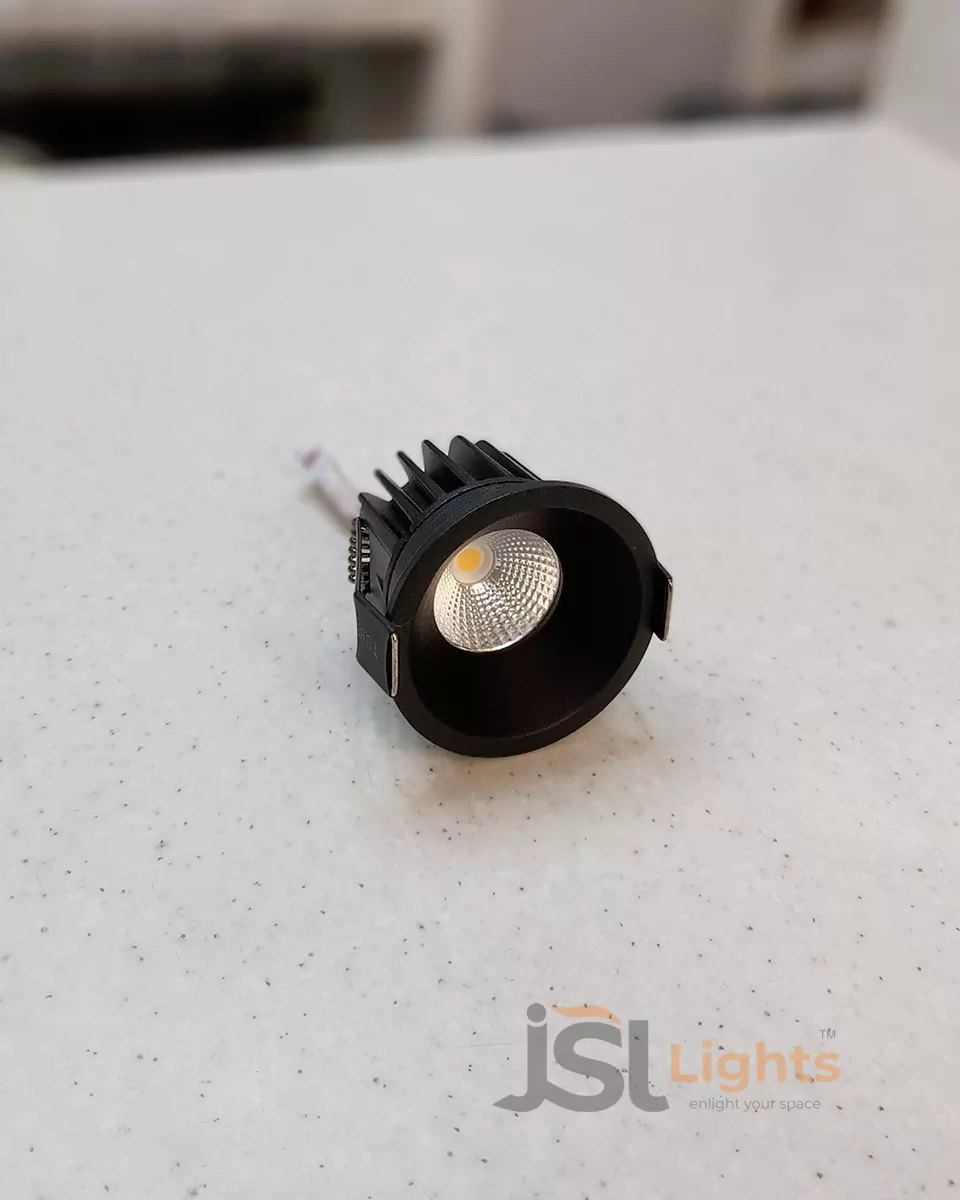 7W Black Deep Recessed COB Downlight Spotlight 2015 for Home Ceiling with Driver