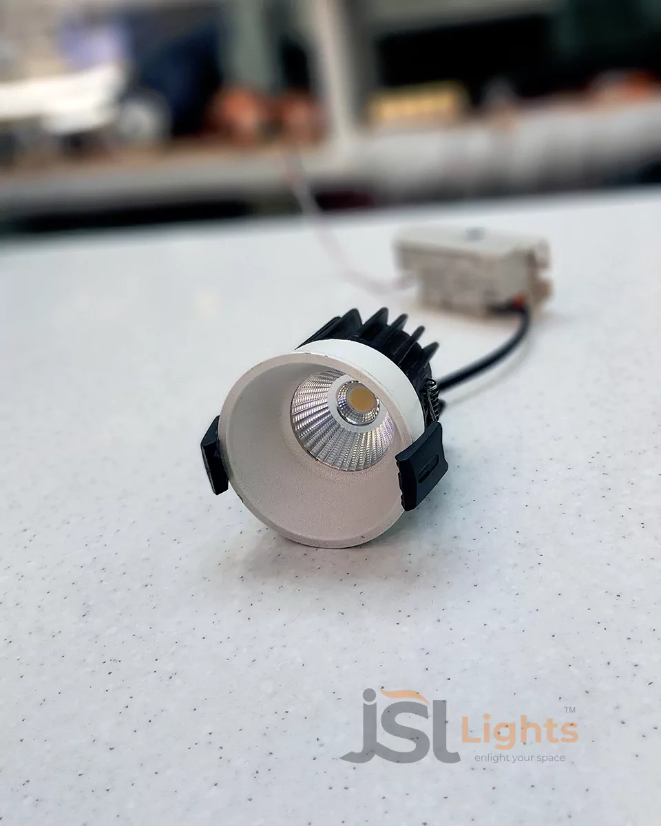 7W White Deep Recessed COB Downlight 20721 Ceiling Spotlight with Driver