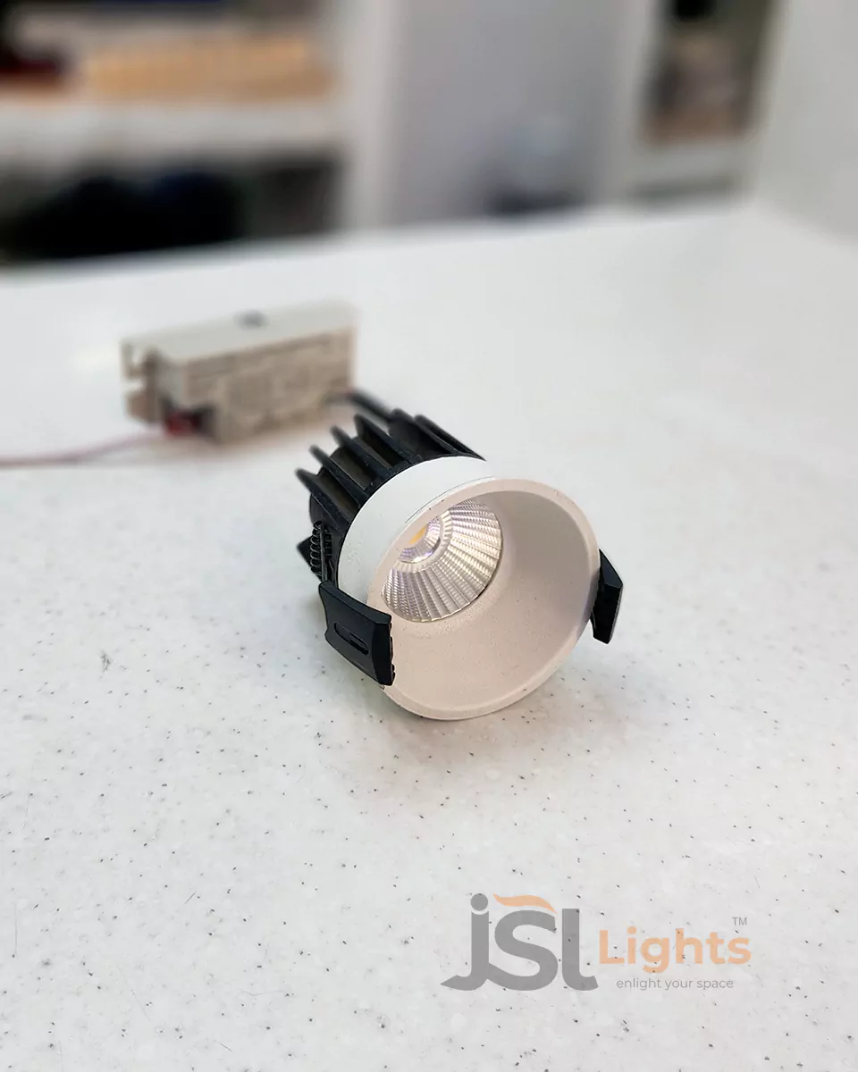 7W White Deep Recessed COB Downlight 20721 Ceiling Spotlight with Driver
