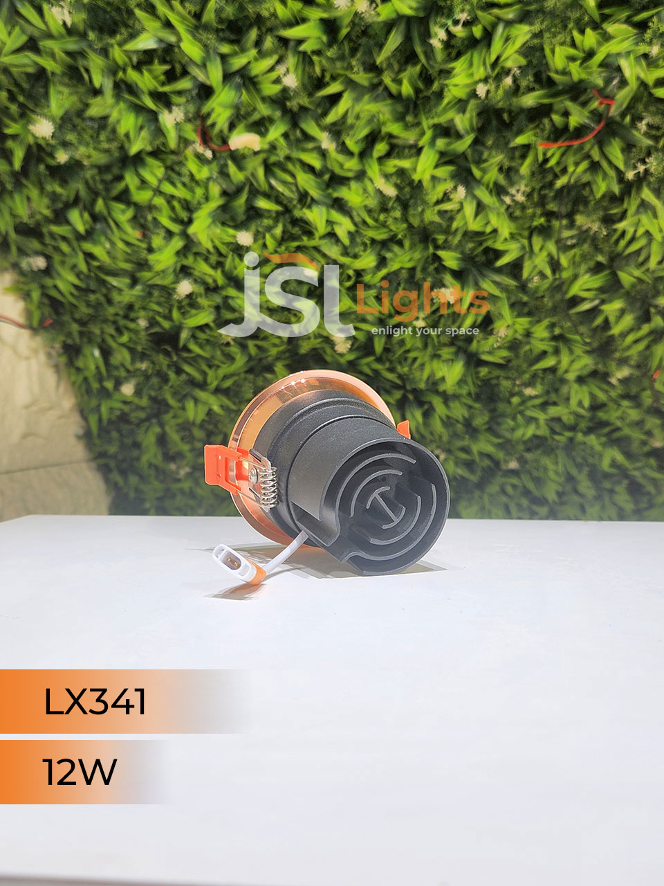 12W LX RoseGold Deep Recessed COB Downlight 341 for Home Ceiling LED Spotlight with Driver