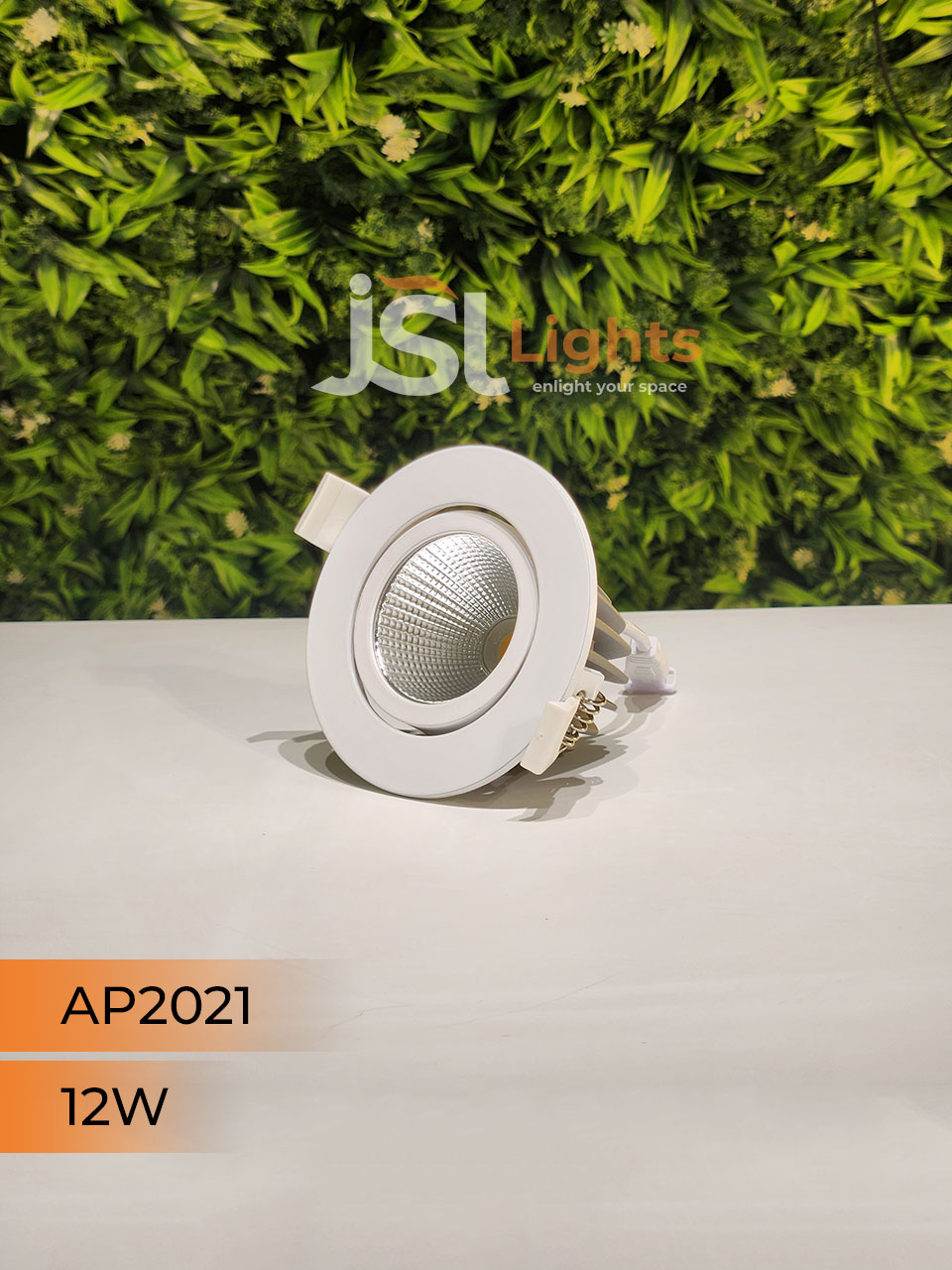 12W White Recessed COB Spotlight 2021 Downlight for Home Ceiling with Driver