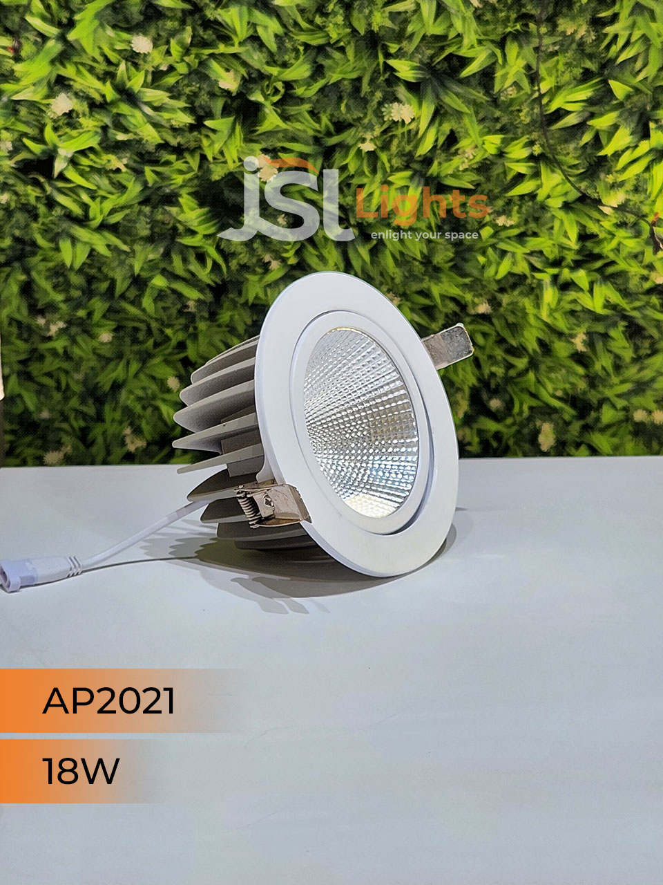 18W White Recessed COB Spotlight 2021 Downlight for Home Ceiling with Driver