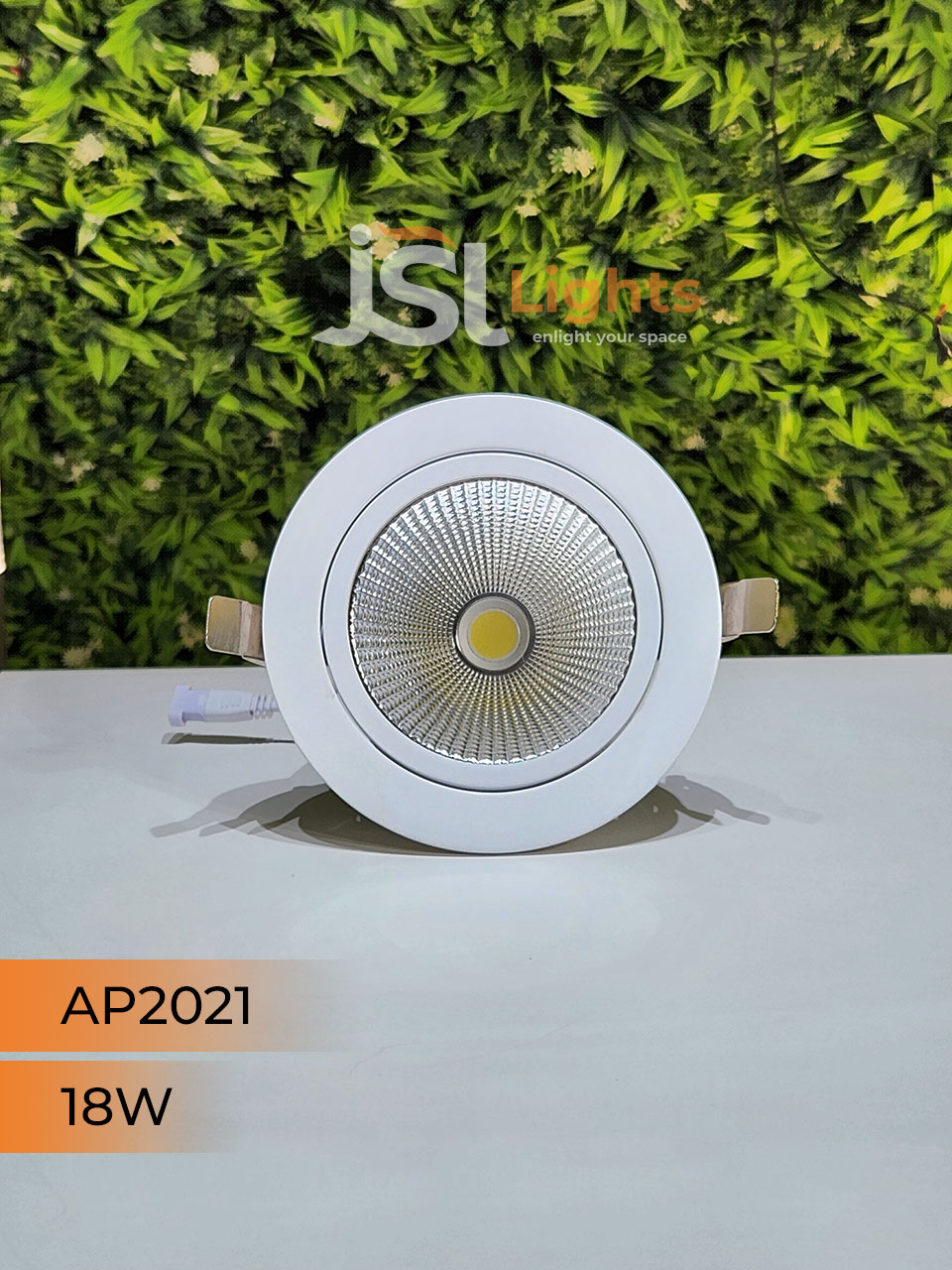 18W White Recessed COB Spotlight 2021 Downlight for Home Ceiling with Driver