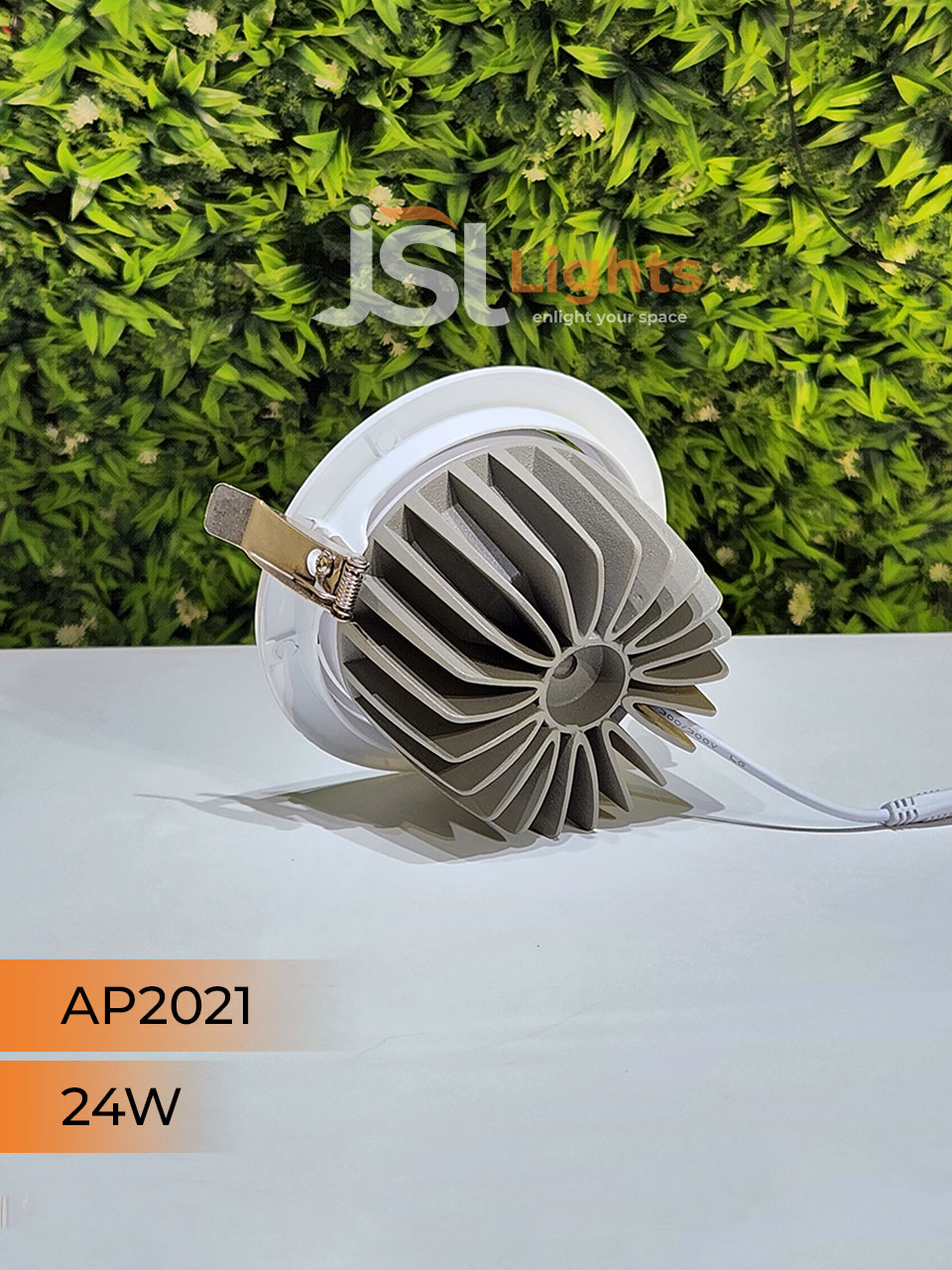 24W White Recessed COB Spotlight 2021 Downlight for Home Ceiling with Driver