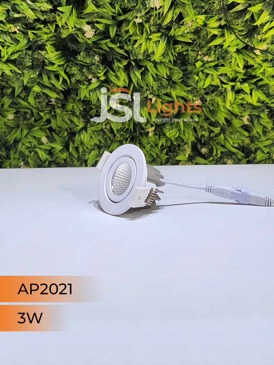 3W White Recessed COB Spotlight 2021 Downlight for Home Ceiling with Driver