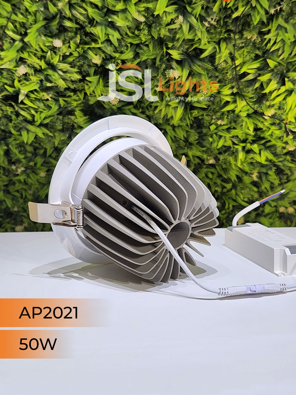 50W White Recessed COB Spotlight 2021 Downlight for Home Ceiling with Driver