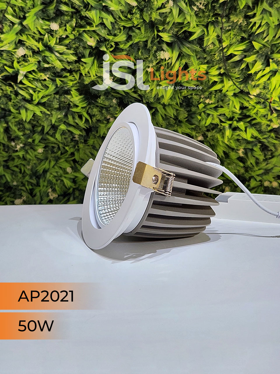 50W White Recessed COB Spotlight 2021 Downlight for Home Ceiling with Driver