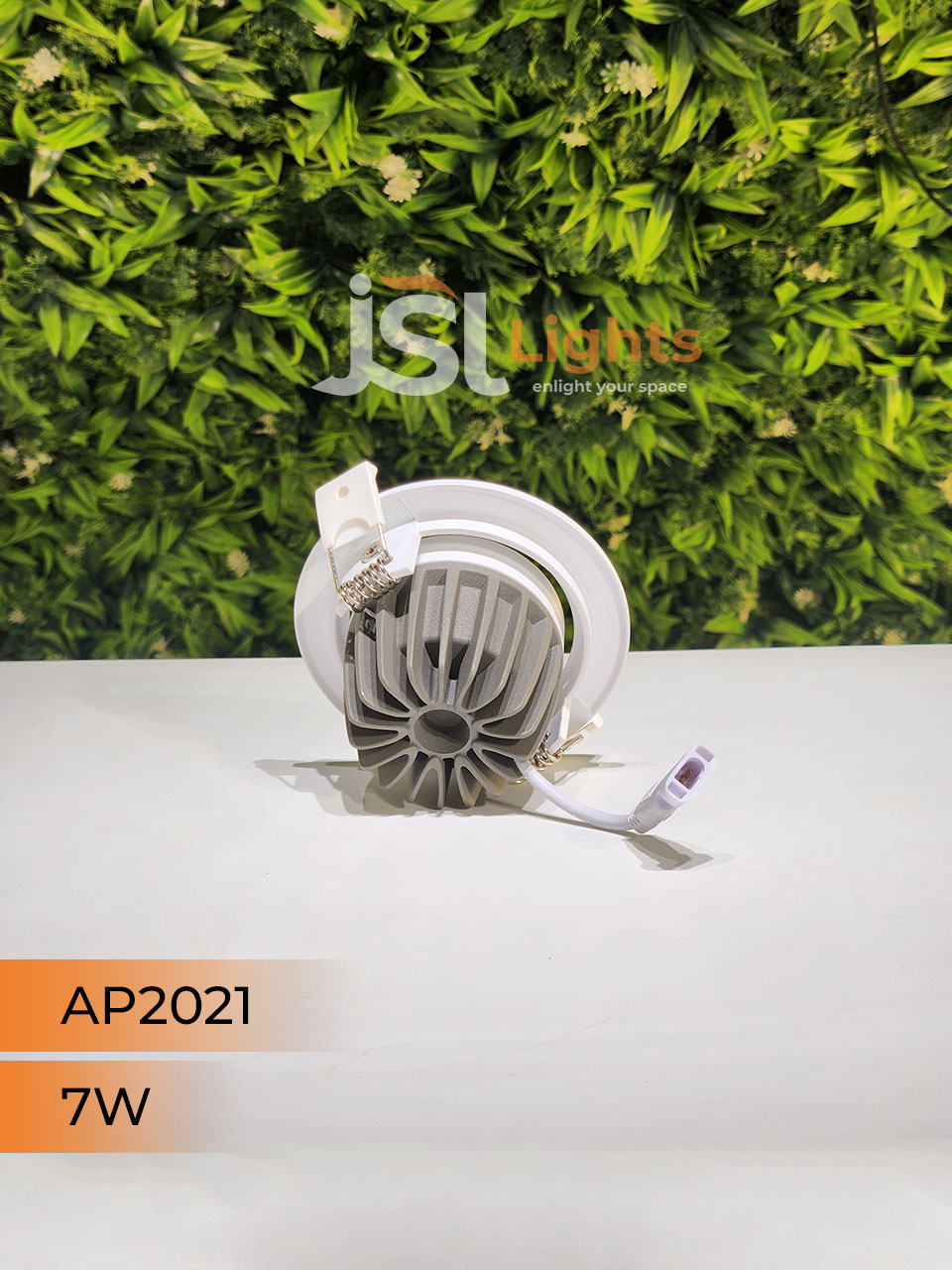 7W White Recessed COB Spotlight 2021 Downlight for Home Ceiling with Driver