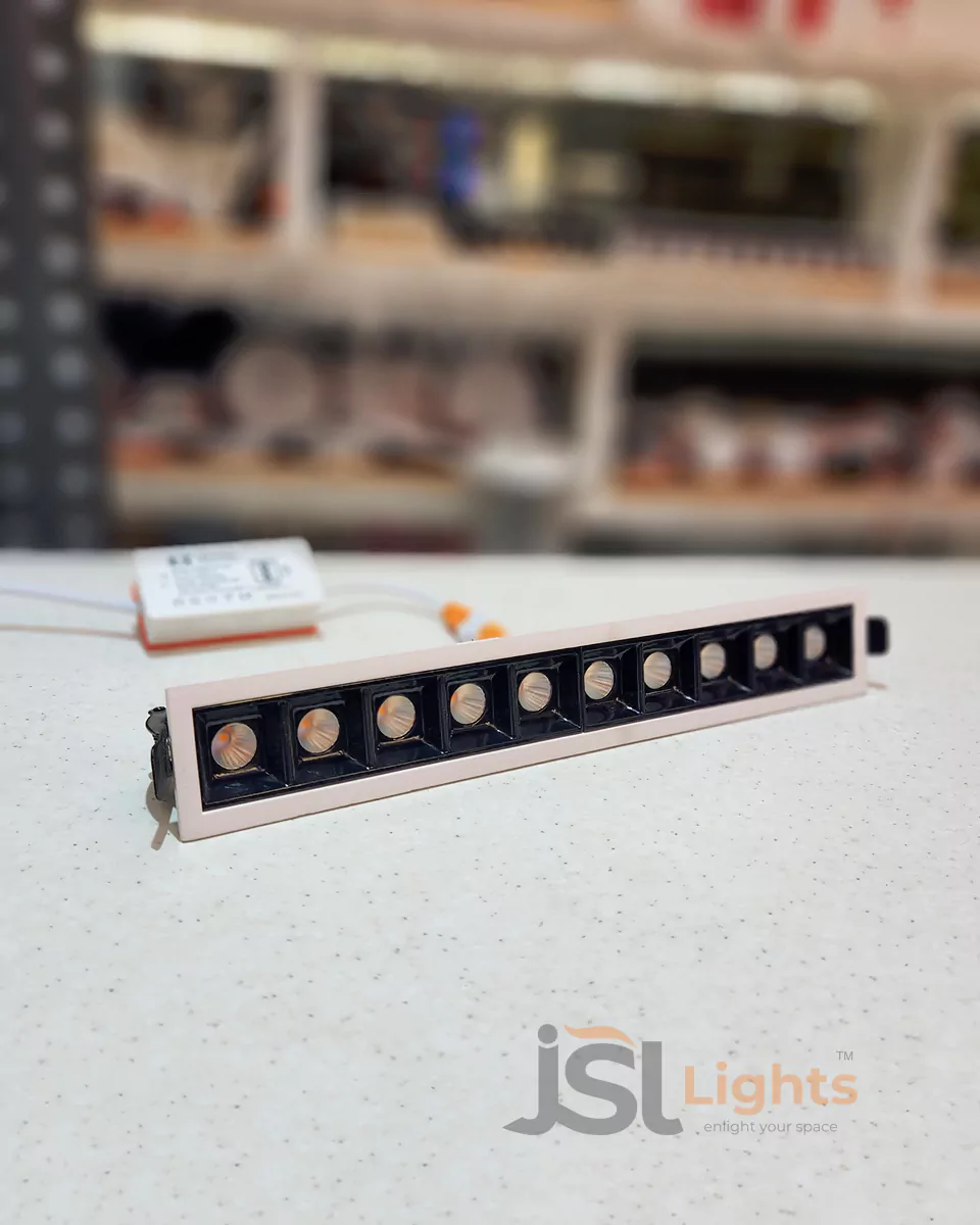 20W White LX Linear LED Spotlight Recessed 935 Laser Blade JSL