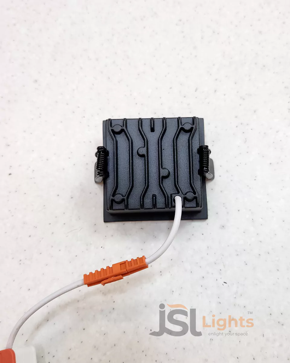4W Square LX 935 Black Recessed Spotlight for Home Ceiling with Driver