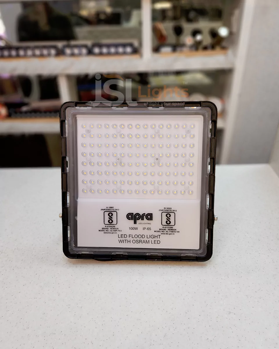 100W Apra Outdoor LED Flood Light Sonet Aluminium Body Waterproof Halogen Light for Factory Warehouse IP65