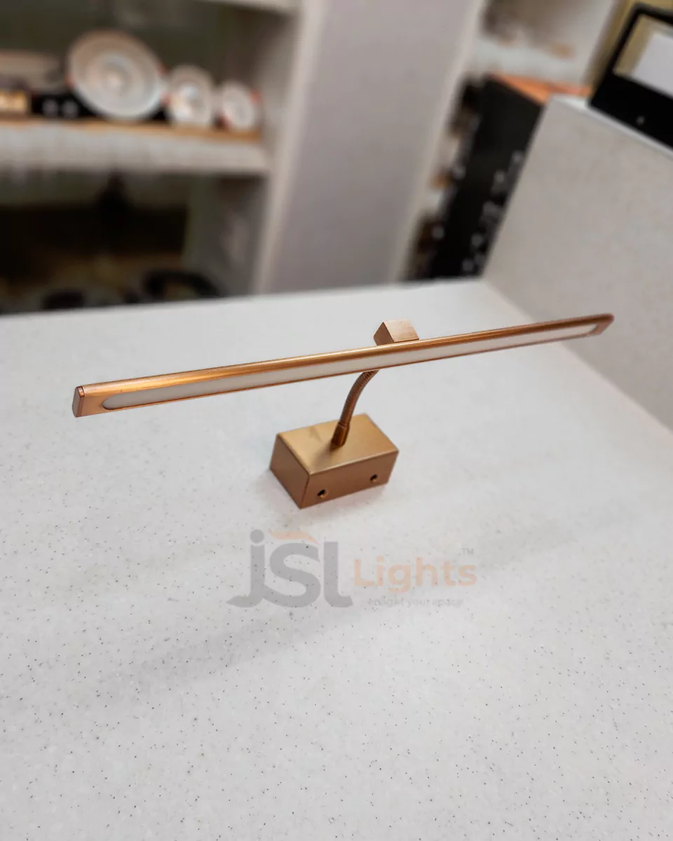 12W LX 675 Copper Wall Mirror Light Bathroom Wash Basin light Aluminium Body Picture Light